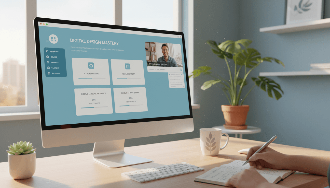 SCORM-compliant digital course platform
