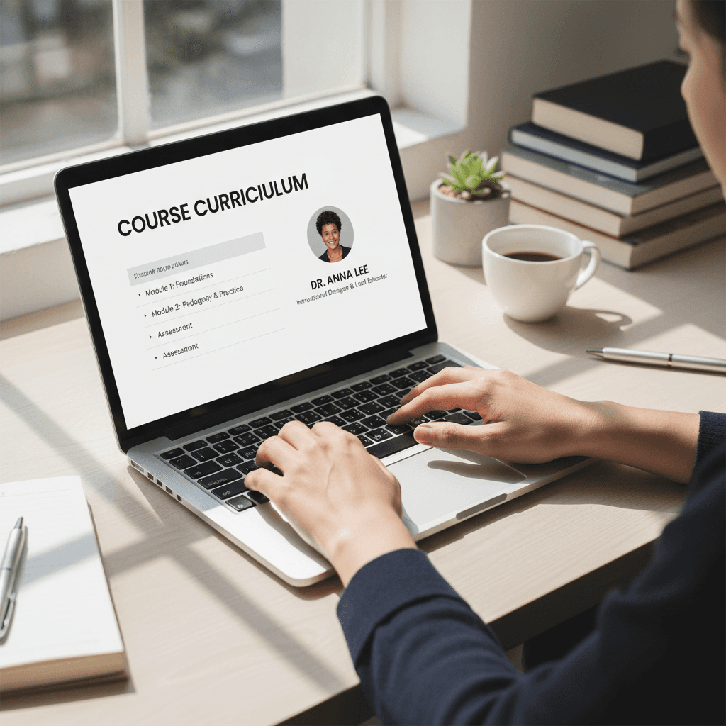 Course Genius team member designing digital learning solutions