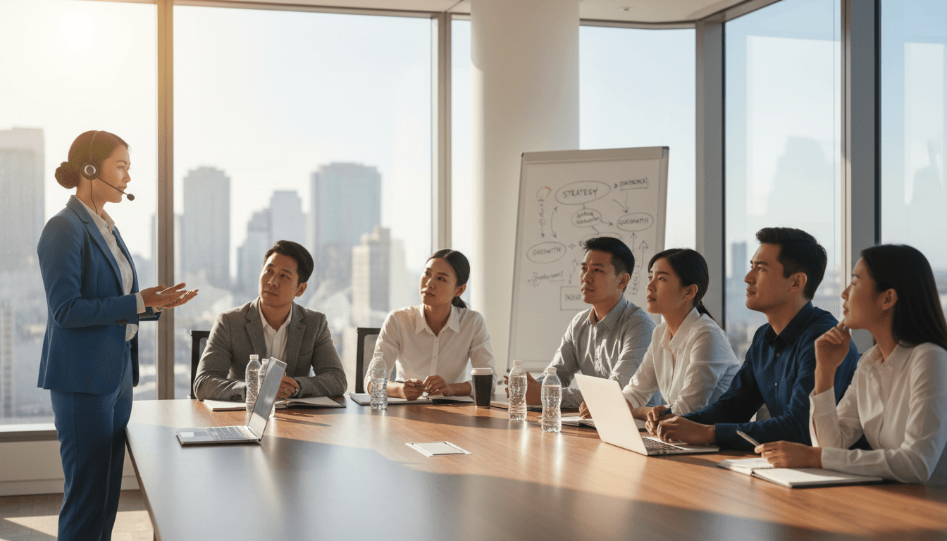 Corporate training delivery